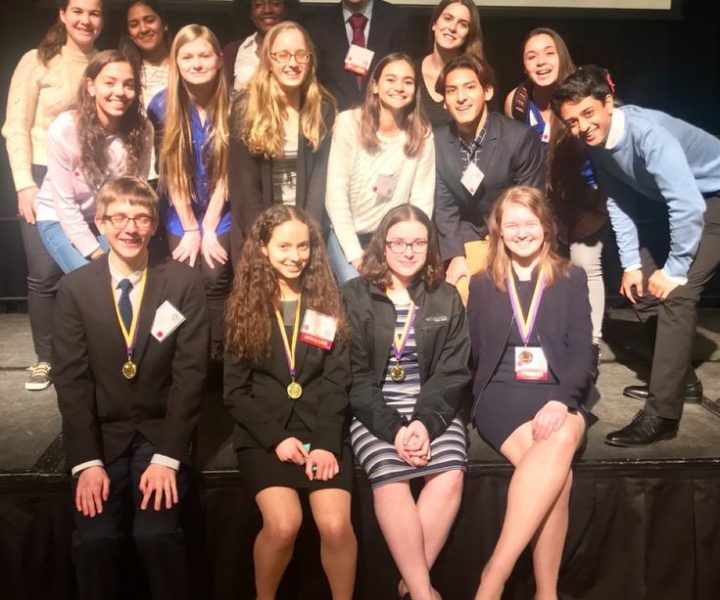 What snowstorm_ Check out our amazing group of OHS scientists rocking the JSHS Science Fair! So super proud!! Pride!